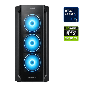 Anni Gamer Extreme računalo, Intel Core i5-14400F, 32GB, SSD2TB, RTX 5070 Ti, FreeDOS