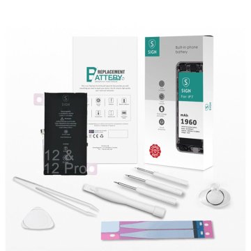Northix SiGN komplet za zamjenu baterije - iPhone 12/12 Pro