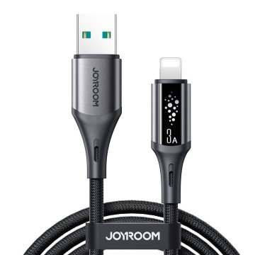 Northix Joyroom S-A60 snellaadkabel USB-A naar Lightning 3A - 1,2 m, zwart