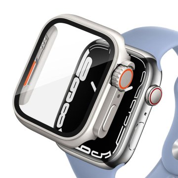 Northix Tech-Protect Defense360 hoesje voor Apple Watch 4/5/6/SE (44 mm) - zilver