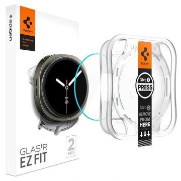Northix Spigen Glas.Tr Ez Fit schermbeschermer voor Samsung Galaxy Watch 8 44 mm