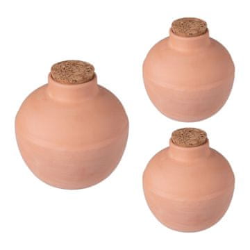 Northix Ollas set za zalijevanje, 800 ml, pakiranje od 3 glinene posude