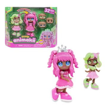 Northix Set anime lutaka - Princeza/Vještica, 14 cm, 32 stila