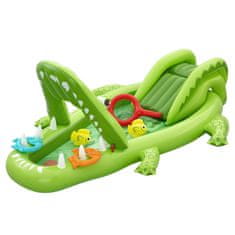 Bestway Dječji napuhani centar za igru Gator s toboganom i bazenom