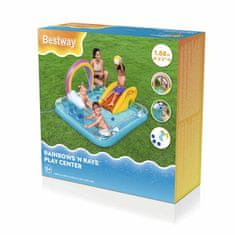 Bestway Dječji centar za igru Rainbow s toboganom i prskalicama