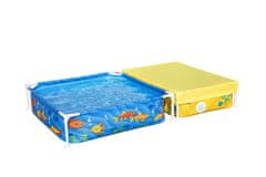 Bestway Dječji bazen s okvirom i pješčanik, 213x122x30,5 cm, jednostavno postavljanje