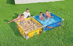 Bestway Dječji bazen s okvirom i pješčanik, 213x122x30,5 cm, jednostavno postavljanje