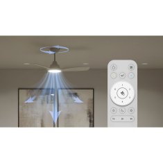 Philips Stropni ventilator s LED svjetlom 106 cm, daljinski upravljač, bijela boja