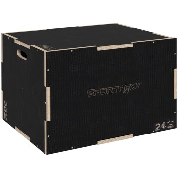 Homestar Plyo kutija 61x51x41 cm Crna