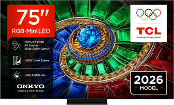 TCL 75RM7L 4K UHD televizor, RGB-Mini LED
