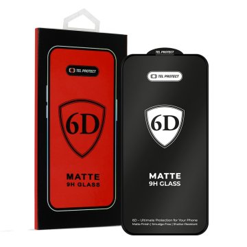 MG Full Glue 6D matirano zaštitno staklo za iPhone 18 Pro, crno