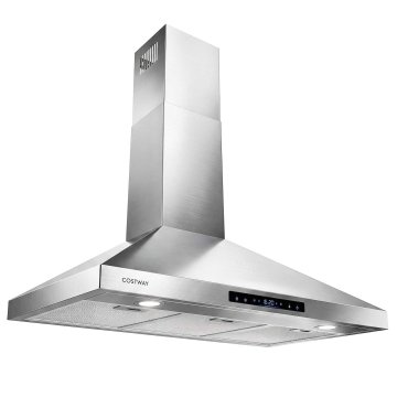 Northix 90 cm srebrna napa s upravljanjem dodirom i gestama