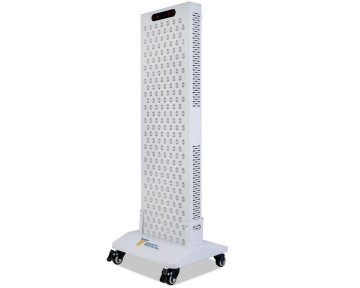 Klepet ob kavi stalak s kotačima za veliki panel za fotobiomodulaciju.