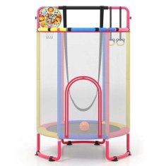 Northix Dječji trampolin 6 u 1 sa zaštitnom mrežom i ljuljačkom