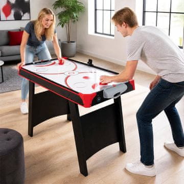 Northix 2-u-1 stol za zračni hokej i stolni tenis s 12V ventilatorom