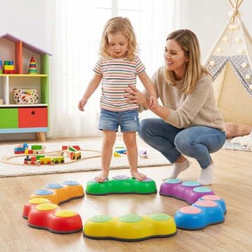 Northix Set dječjih stepenica, višebojne, protuklizne, slagajuće