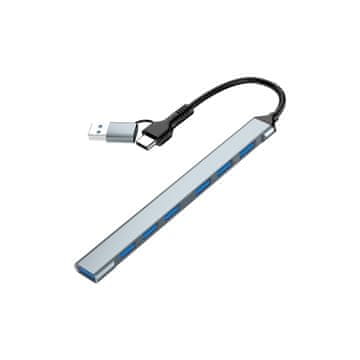 Gembird USB 3.2 razdjelnik s 7 priključaka UHB-ACM-U3P1U2P6-01