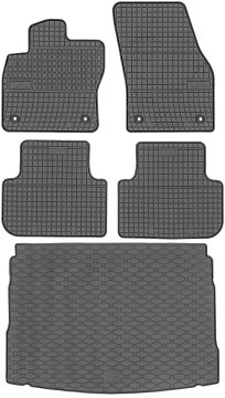 Volkswagen Tiguan II SUV od 05.2016-2024. komplet - gumeni podmetači za automobil + tepih za prtljažnik