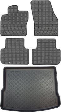 Volkswagen Tiguan II SUV od 05.2016.g. SET - gumeni podmetači za automobil + tepih za prtljažnik