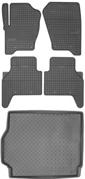 Land Rover Sport I SUV od 2005-2012. Komplet - gumeni tepisi za automobil + podloga za prtljažnik