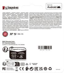 Kingston SDXC 128GB Canvas Go! memorijska kartica Plus G4 Class 10 UHS-I U3 V30 (SDG4/128GB)