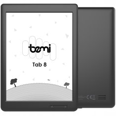 BE Cognita Tab 8 16GB 7,8-inčni crni čitač