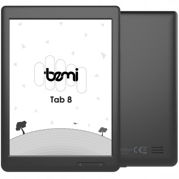 BE Cognita Tab 8 16GB 7,8-inčni crni čitač