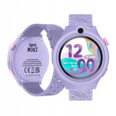 BE Moki dječji pametni sat 1,32 inča 360x360 4G LTE GPS LBS ljubičasti