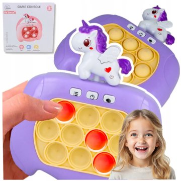 POP IT UNICORN BUBBLE ANTI-STRES LJUBIČASTA ARCIKLISTIČKA IGRA