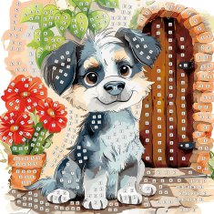 PJENASTI MOZAIK PAS 25x25 cm ZABAVA I RADOST