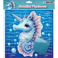 PJENASTI MOZAIK MORSKI KONJIĆ 25x25 cm ZABAVA I RADOST