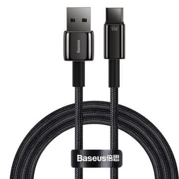 BASEUS Tungsten Gold Fast USB - USB C kabel 2m 100W CAWJ000101