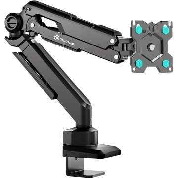 G90-B Nagibni i okretni stolni nosač za monitore 13"-34", maksimalno 10 kg, s rotacijom, crni