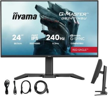 iiyama LED Fast IPS MONITOR 23,8" GB2471HSU-B1 Red Eagle 240Hz