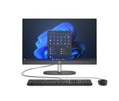 Hewlett Packard HP ProOne 245 G10 AiO Ryzen 7 77730U 23.8"FHD IPS 250 nits AG 16GB DDR4 3200 SSD512 Radeon Vega 8 Kb + miš kamera 5Mpx + IR W11Pro crna 3G na licu mjesta