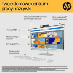 Hewlett Packard HP AiO 27-cr0204nw Ryzen 7 7730U 27.0"FHD IPS 300 nits AG 16GB DDR4 3200 SSD512 Radeon Vega 8 LAN Cam1080p+IR NoOS kućište bijelo kućište bijelo 2 godine