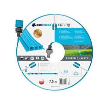 Cellfast Crijevo za vrtnu prskalicu Spring 7,5 m