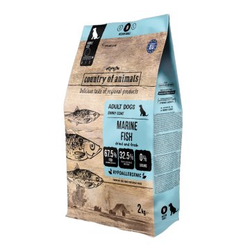Country of Animals suha hrana za pse s morskom ribom 2 kg