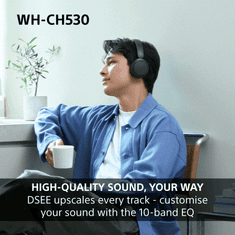 Sony WH-CH530 bežične slušalice, bijele (WHCH530W.CE7)