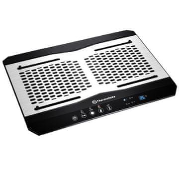 Thermaltake Thermaltake CL-N002-PL12BL-A stalak za prijenosno računalo, 1300 RPM, Aluminij/Crni