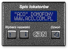 acáo ACO CDN-230E ST Elektronični registar stanara - čelični