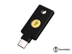 Yubico sigurnosni ključ C NFC, FIDO2 U2F, USB-C, crni
