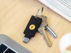 Yubico sigurnosni ključ C NFC, FIDO2 U2F, USB-C, crni
