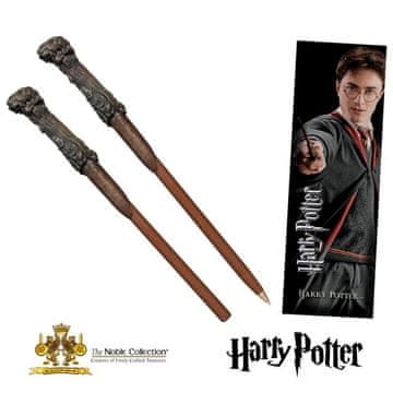 NOBLE COLLECTION - HARRY POTTER - ČAROBIJNI STAPIĆI - HARRY POTTER ČAROBIJNI STAPIĆ KALEM I OZNAKA ZA STRANICU