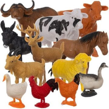 slomart Kruzzel Set 12 figurica domaćih životinja