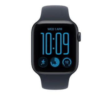 slomart Apple Watch SE 3 GPS, 40 mm kućište, sportski remen ponoćni, ponoć
