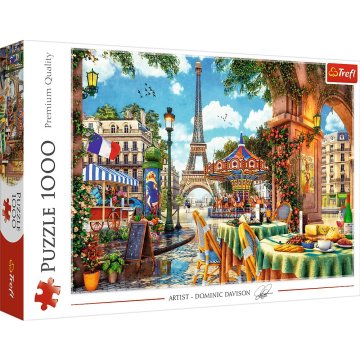 Northix Trefl Puzzle Pariško jutro 1000 dijelova