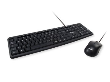 Equip Set USB QWERTY tipkovnice i miša, talijansko crne boje, 245203