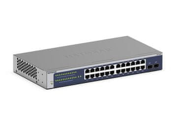 Netgear GS724Tv6 komutirani L2+/L3 24-portni gigabitni upravljani