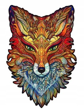 DRVENA SLAGALICA ZA ODRASLE COLORS FIRE FOX M